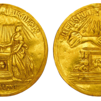 ANRO-1432 Holandese-Armenian Marriage Medal - (Altar : Matrimony) - Gold.jpg